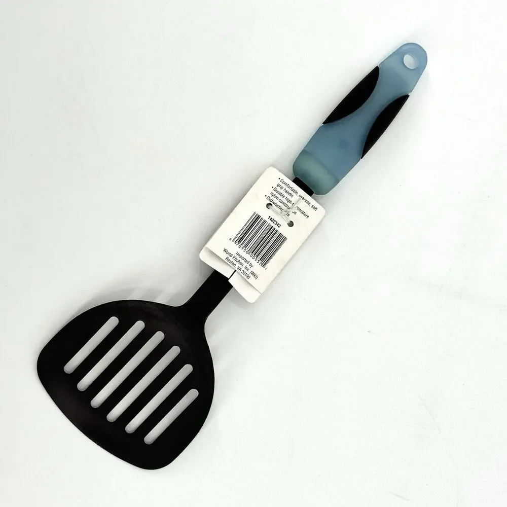 Vintage Ekco Nylon Slotted Turner Spatula Kitchen Utensil Ergonomic Handle 13 in